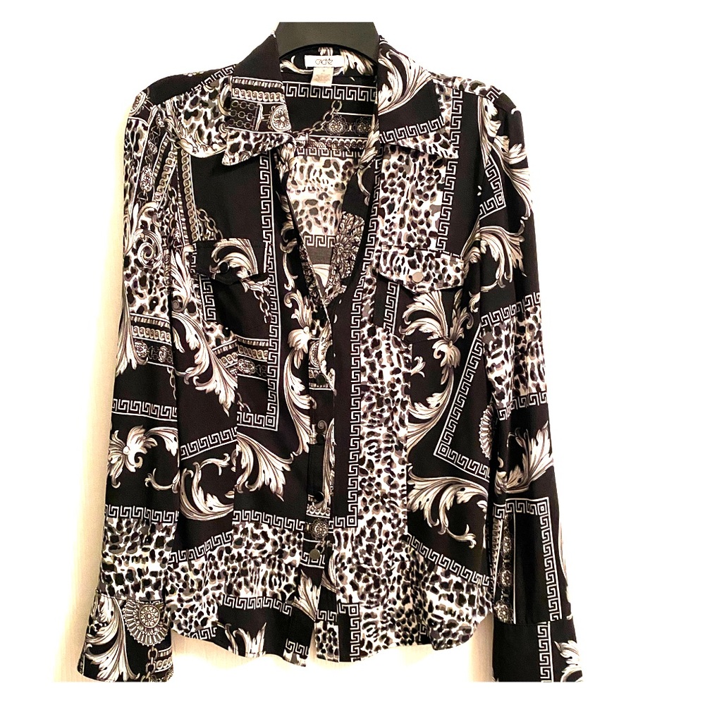 Cache - long sleeve blouse - size M